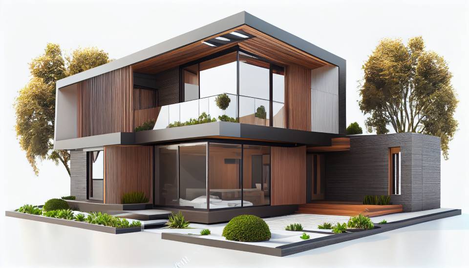 الاتجاهات المعمارية المبتكرة مع تصاميم منازل وفلل حديثة و منازل تركية