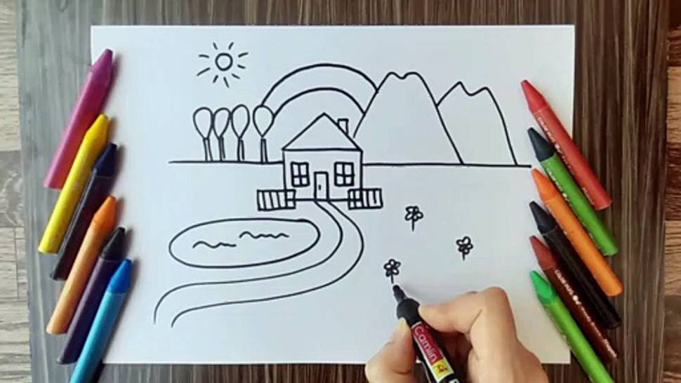 رسومات بالرصاص للأطفال لتطوير مهاراتهم الفنية